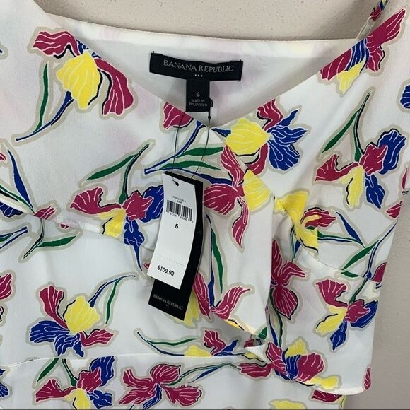 SALE❤️Banana Republic floral summer dress size 6 - Picture 6 of 9